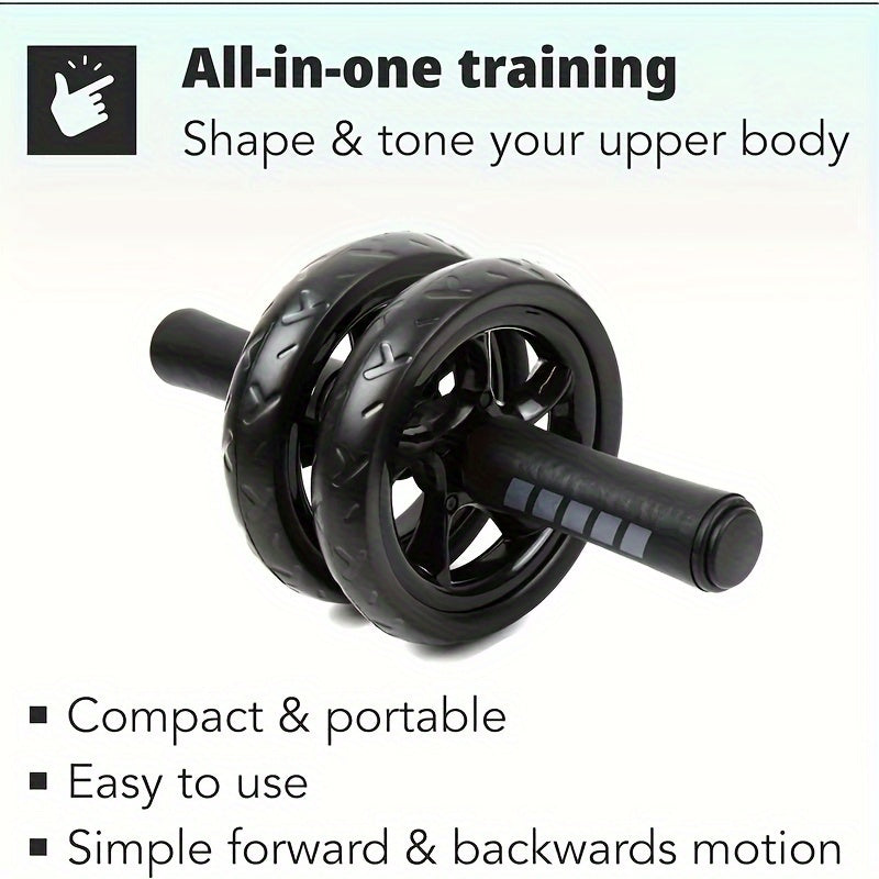 Ab Roller Wheel – Core Strength Training for Home Gym, Fitness Equipment
