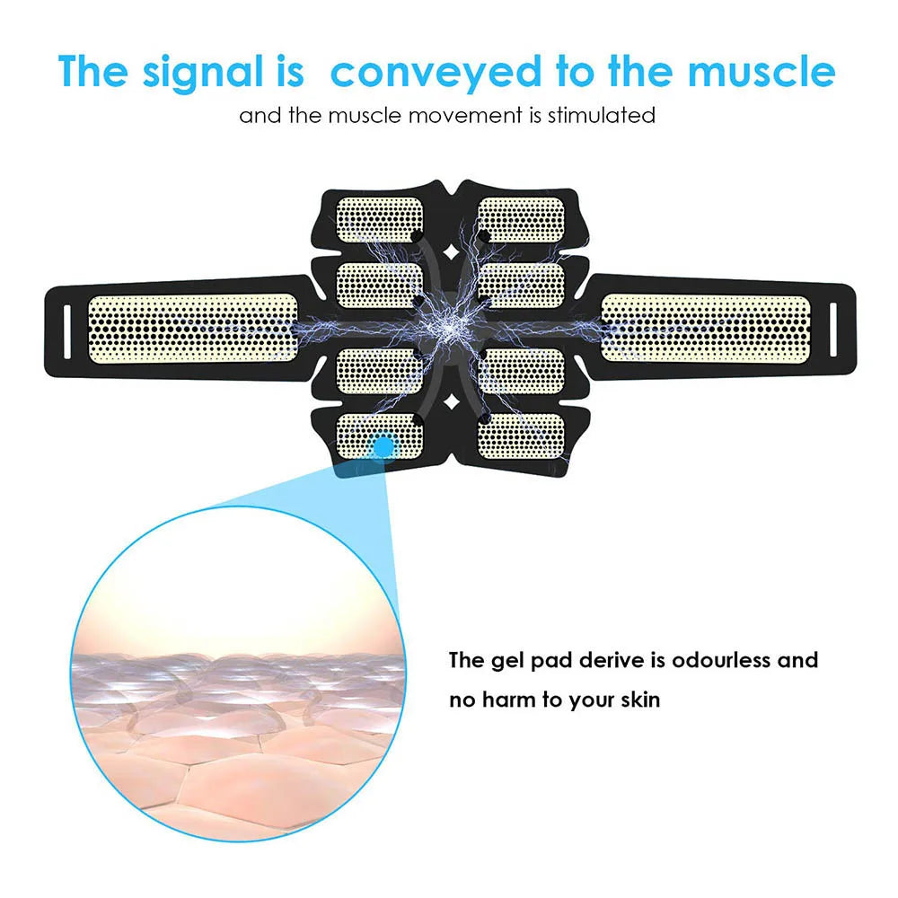 EMS Abdominal & Hip Muscle Stimulator – Home Fitness Massager