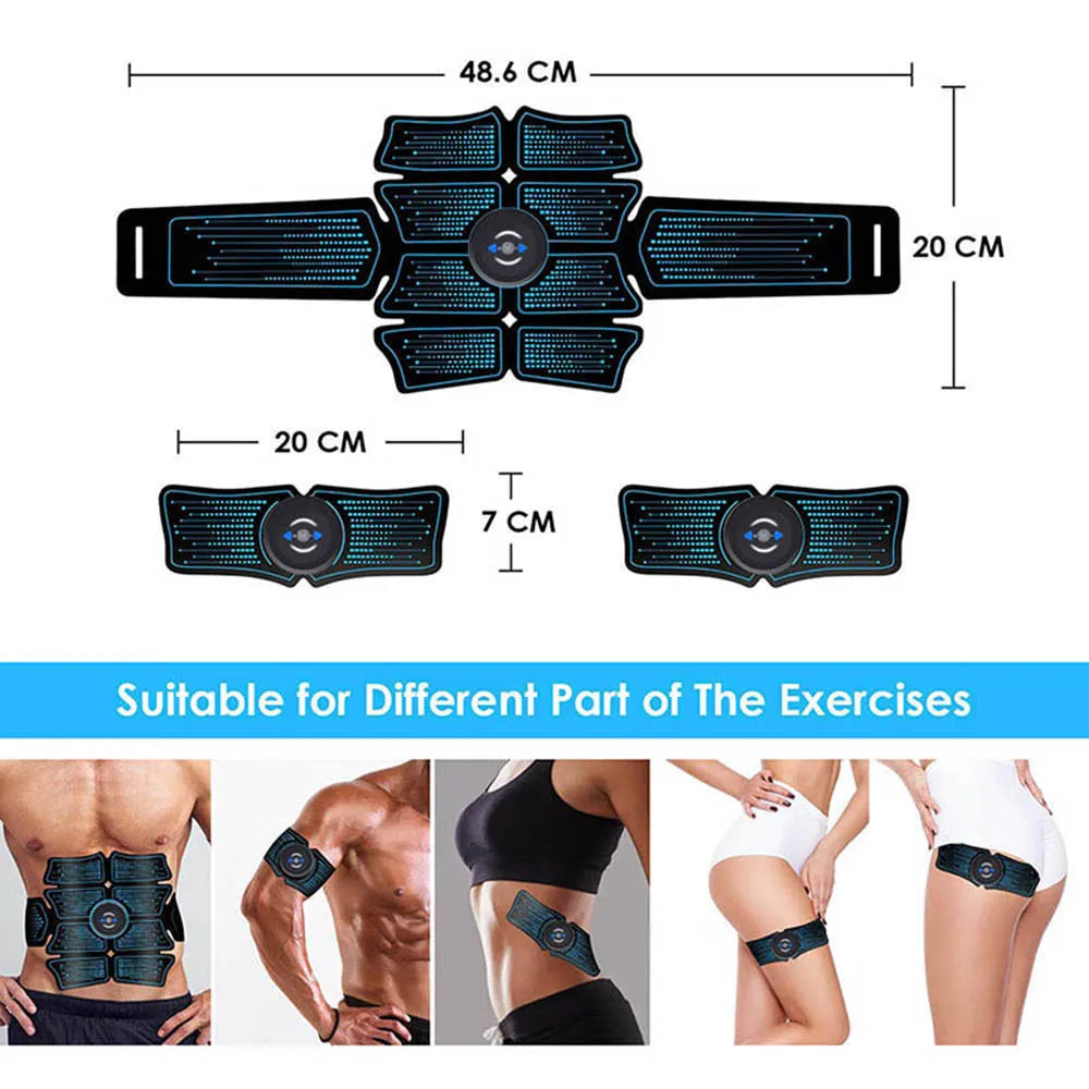 EMS Abdominal & Hip Muscle Stimulator – Home Fitness Massager