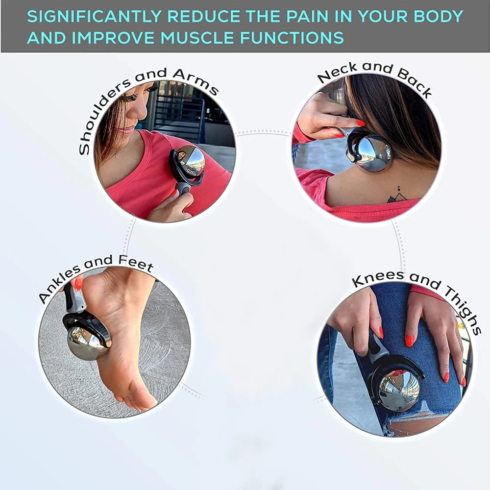 Portable Massage Therapy Ball – Hot & Cold Relief for Pain & Stiffness
