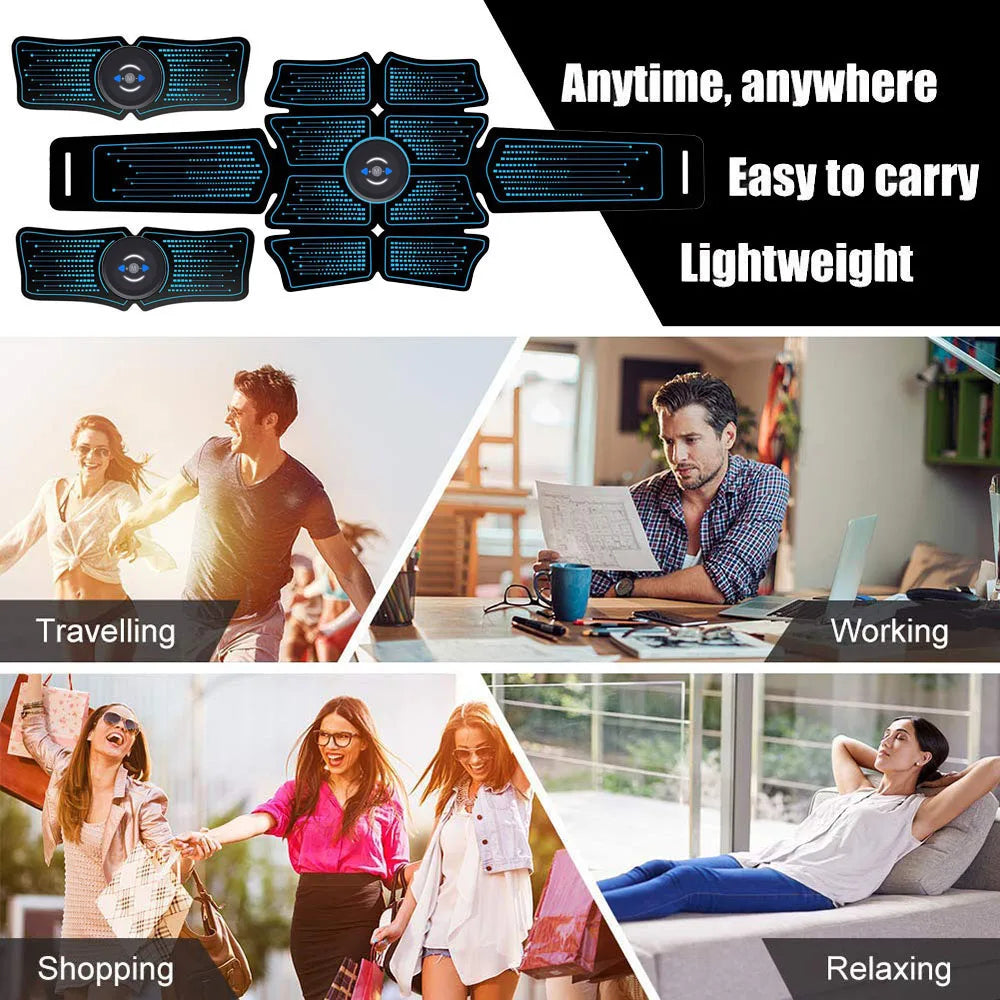 EMS Abdominal & Hip Muscle Stimulator – Home Fitness Massager