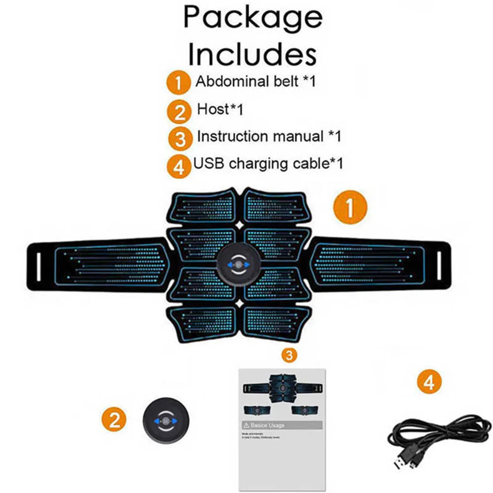 EMS Abdominal & Hip Muscle Stimulator – Home Fitness Massager