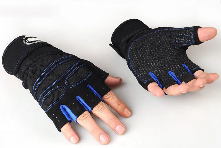 Gym Gloves for Men & Women – Shockproof, Wrist Support for Weightlifting & Training