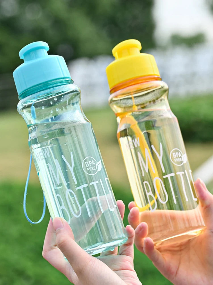 550ml Sports Water Bottle – Portable, Leak-Proof with Flip Cap & Carry Strap