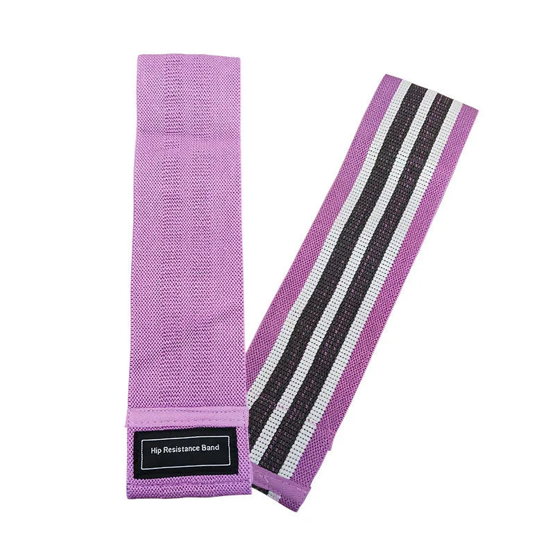 Anti-Slip Hip Resistance Bands – Yoga & Fitness Stretch Bands for Legs & Butt