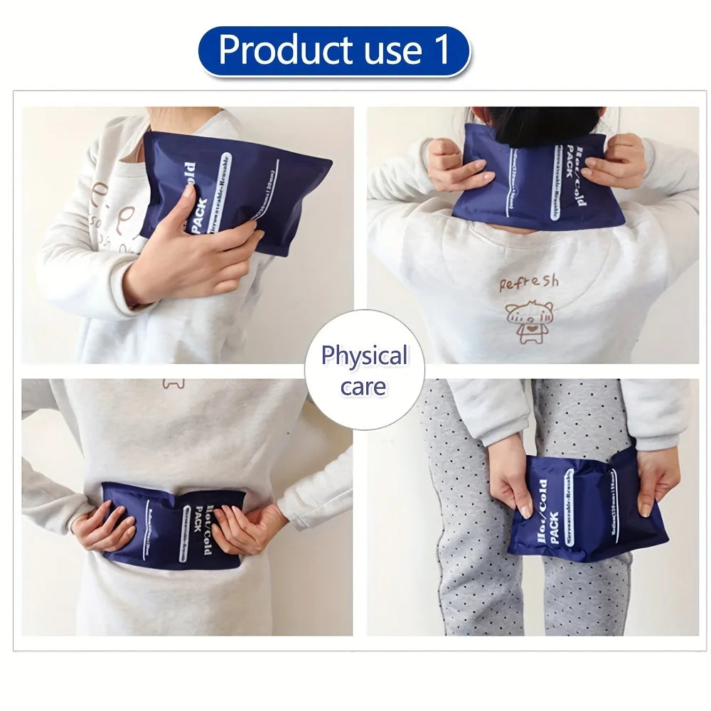 Reusable Hot & Cold Gel Pack – Microwaveable Pad for Pain Relief & Injury Recovery