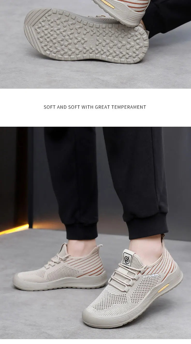 Men's Summer Walking Shoes – Breathable, Comfortable & Anti-Slip