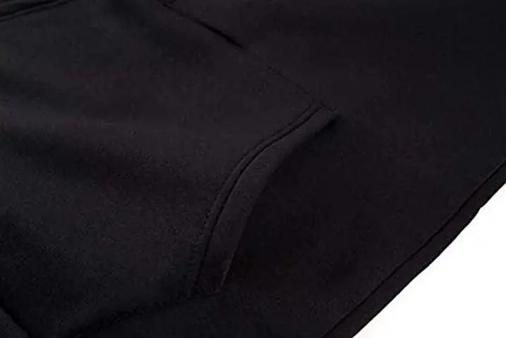 Men's Hooded Sweatshirt – Zipper Pullover, High Neck Jacket & Coat