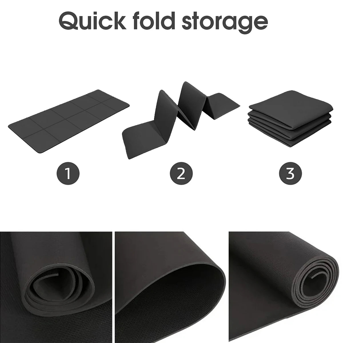 Anti-Skid EVA Yoga Mat – 4mm Comfort Foam for Yoga, Pilates & Fitness