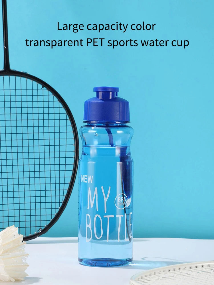 550ml Sports Water Bottle – Portable, Leak-Proof with Flip Cap & Carry Strap