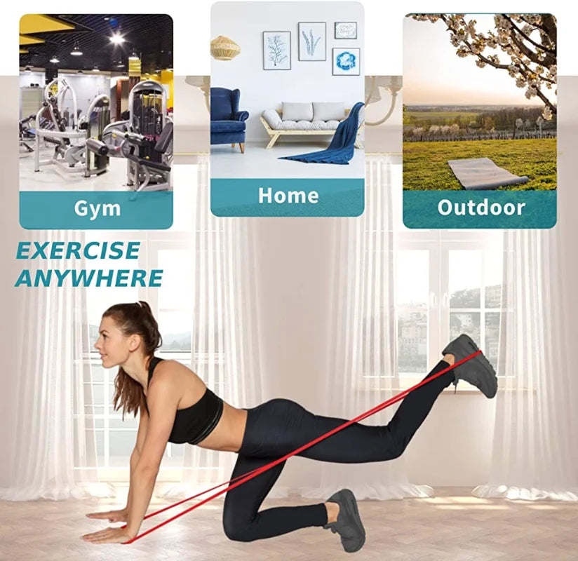 Resistance Band Set – Pull-Up Assistance & Stretch Bands for Home Workouts