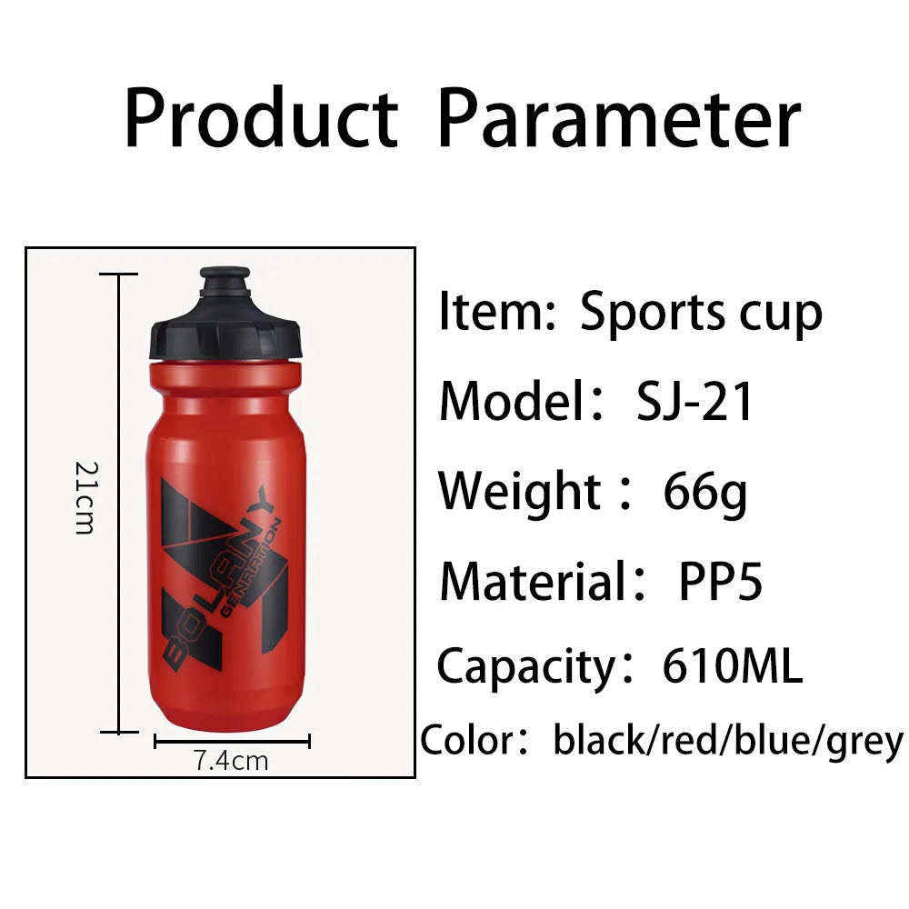 610ml Bicycle Water Bottle – Lightweight & Portable for Cycling and Outdoor Sports