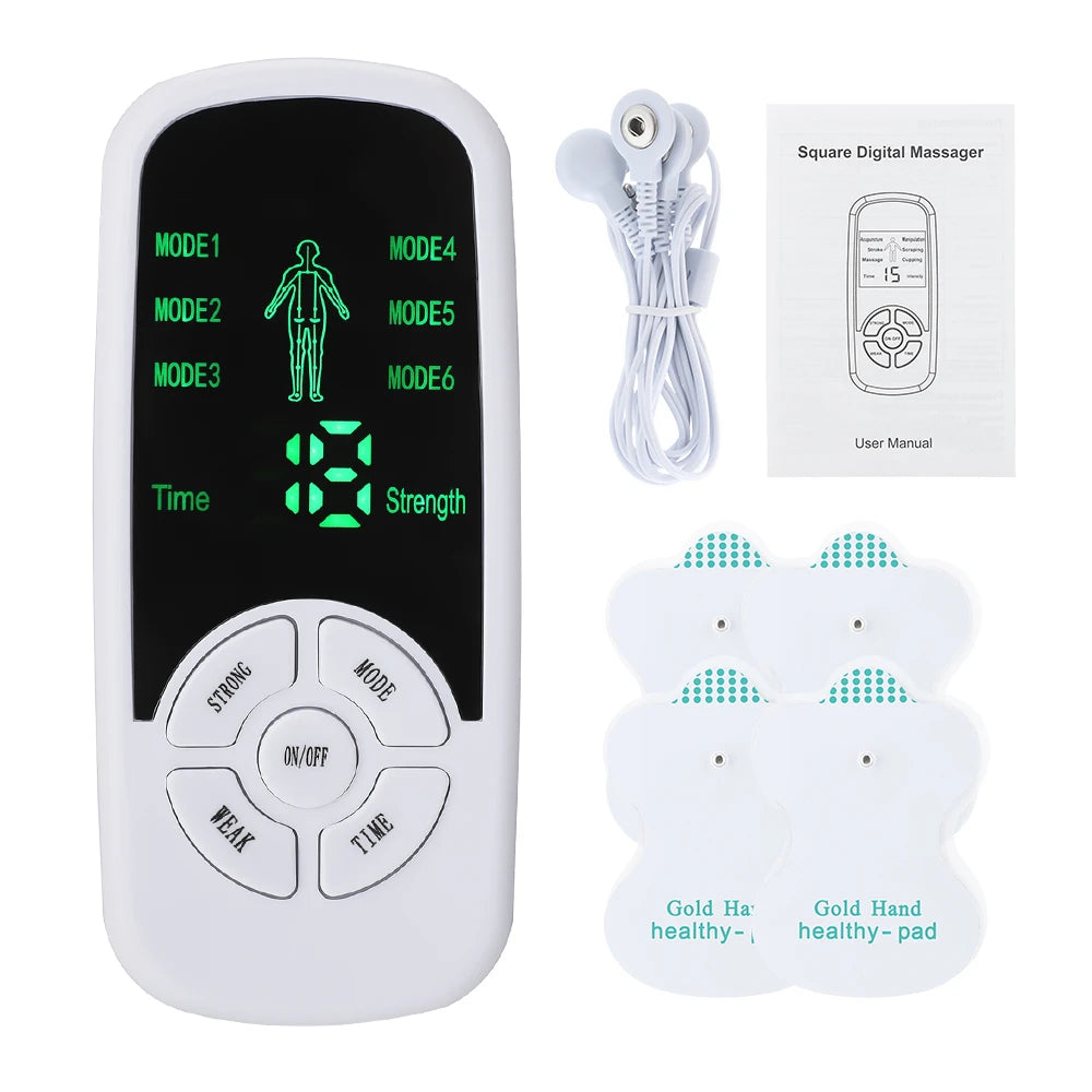 EMS TENS Unit – 6-Mode Electric Muscle & Body Therapy Stimulator