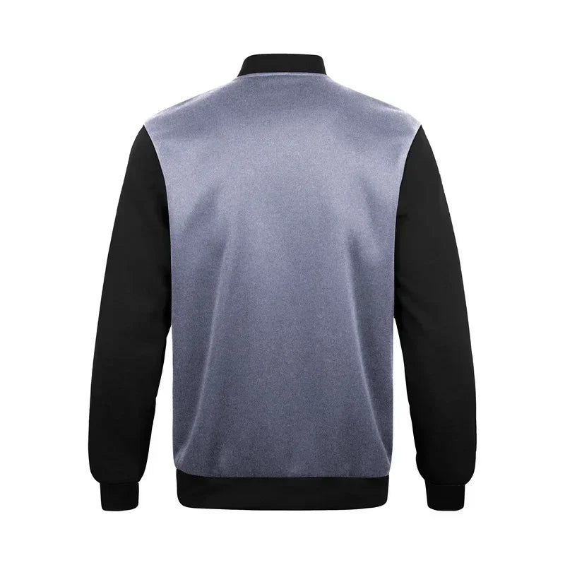 Men's Varsity Hoodie Jacket – Streetwear Baseball Bomber