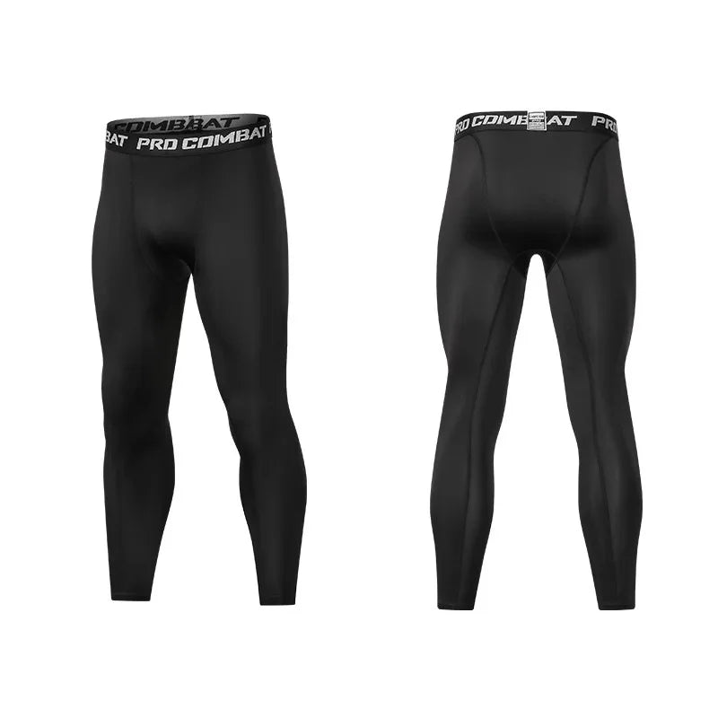Men's Compression Tights – Cool Dry Leggings for Running & Workout