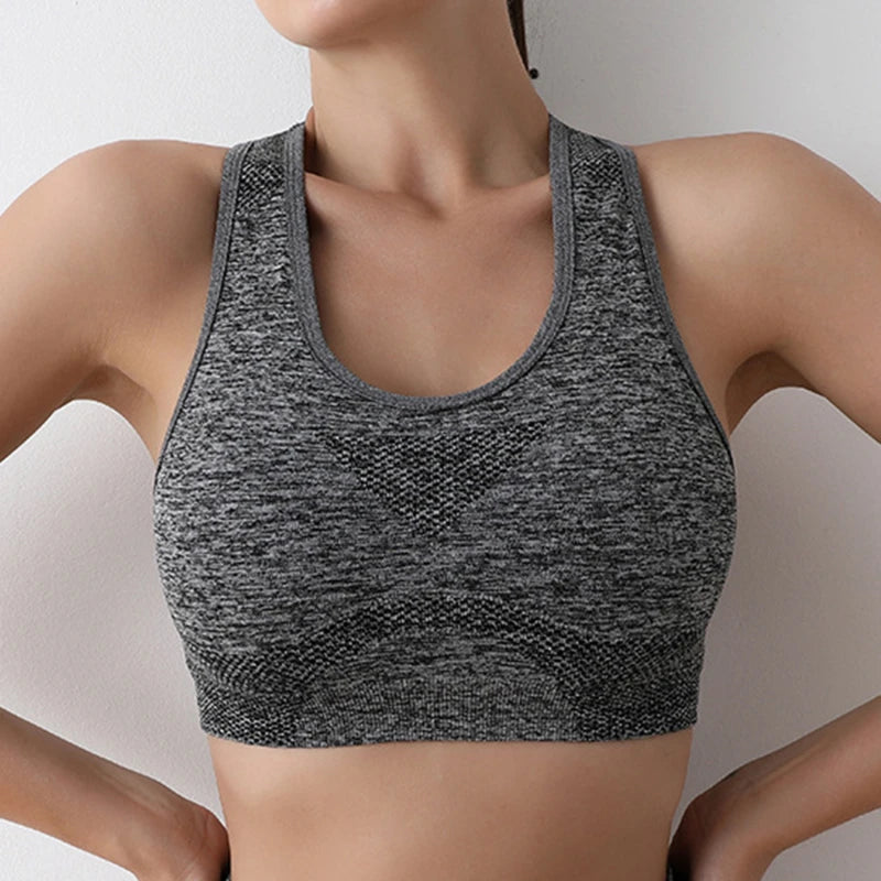 Women’s High Support Sports Bra – Seamless, Quick-Dry Yoga & Gym Wear