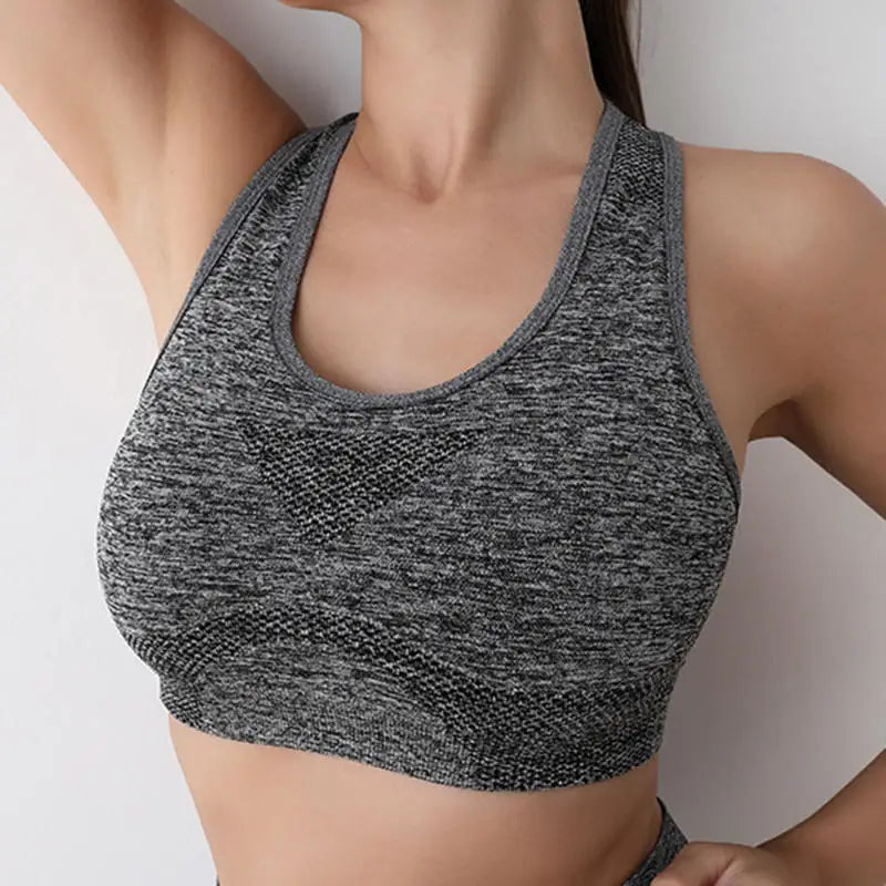 Women’s High Support Sports Bra – Seamless, Quick-Dry Yoga & Gym Wear