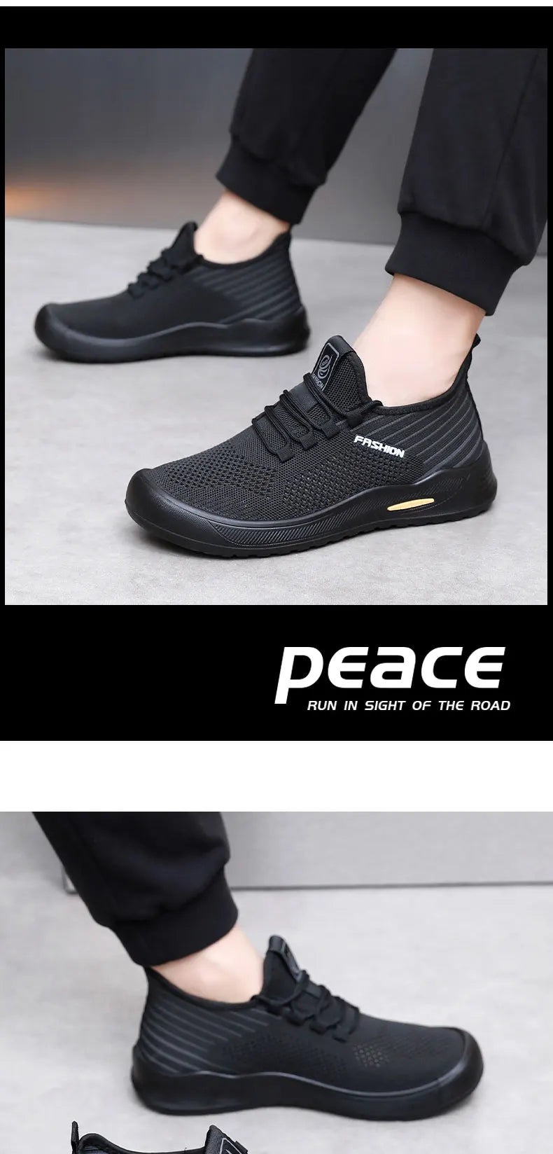 Men's Summer Walking Shoes – Breathable, Comfortable & Anti-Slip