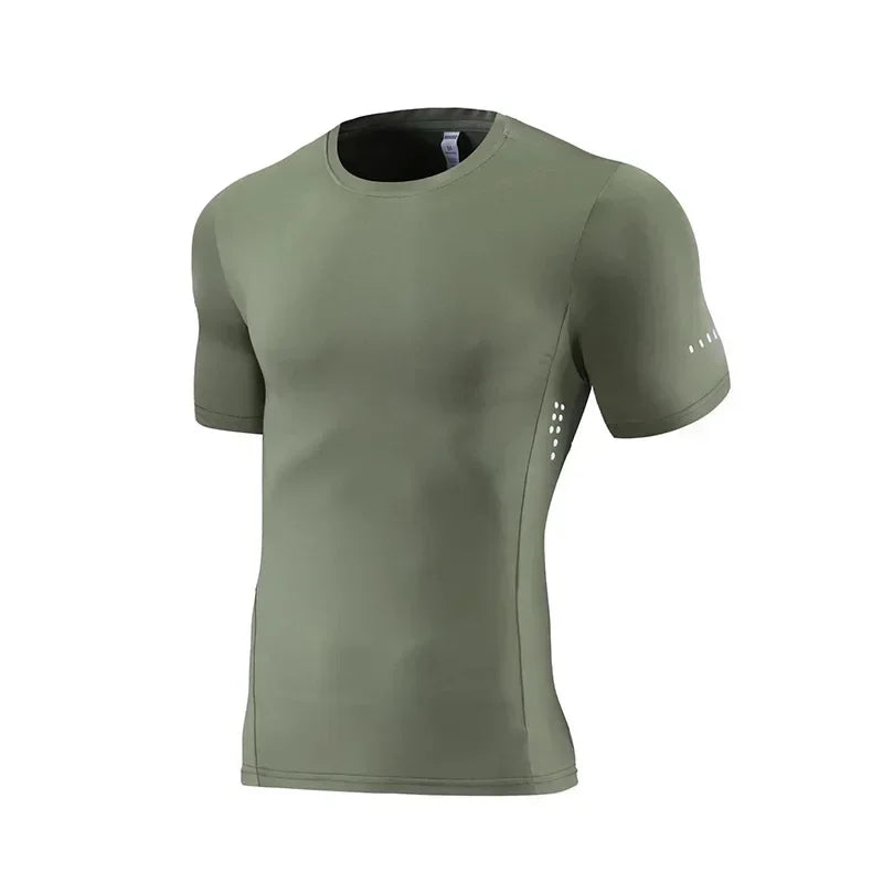 Men's Long Sleeve Gym T-Shirt – Compression Fit, Quick-Dry Training Top