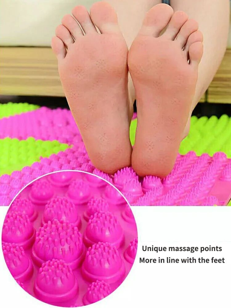 Acupressure Foot Massage Mat – Reflexology & Anti-Slip Wellness Pad