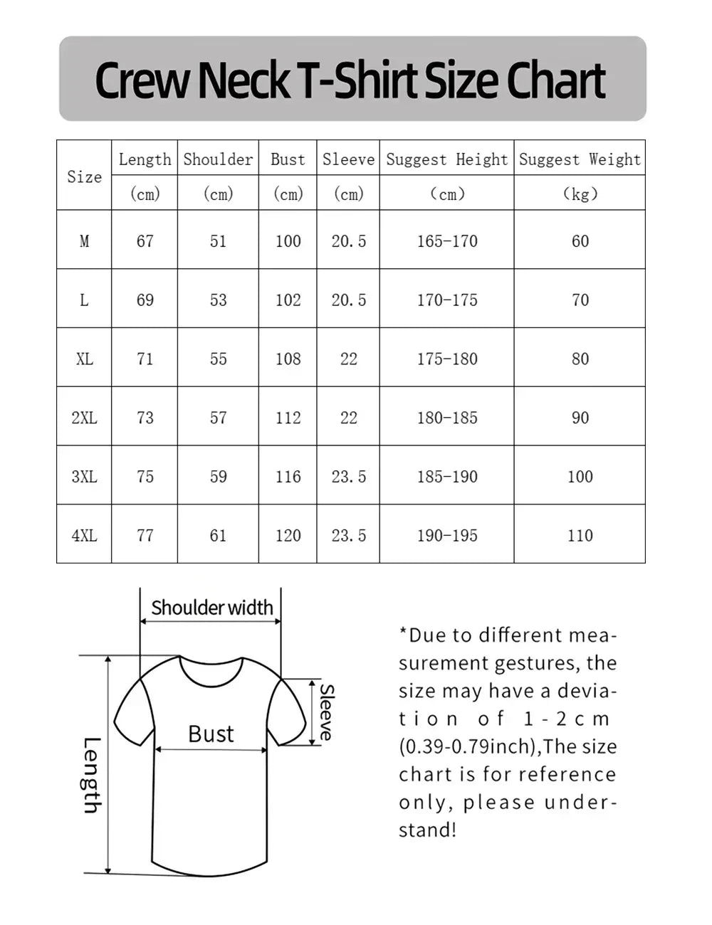 Men's T-Shirt – Summer Loose-Fit, Cool & Heavyweight Cotton