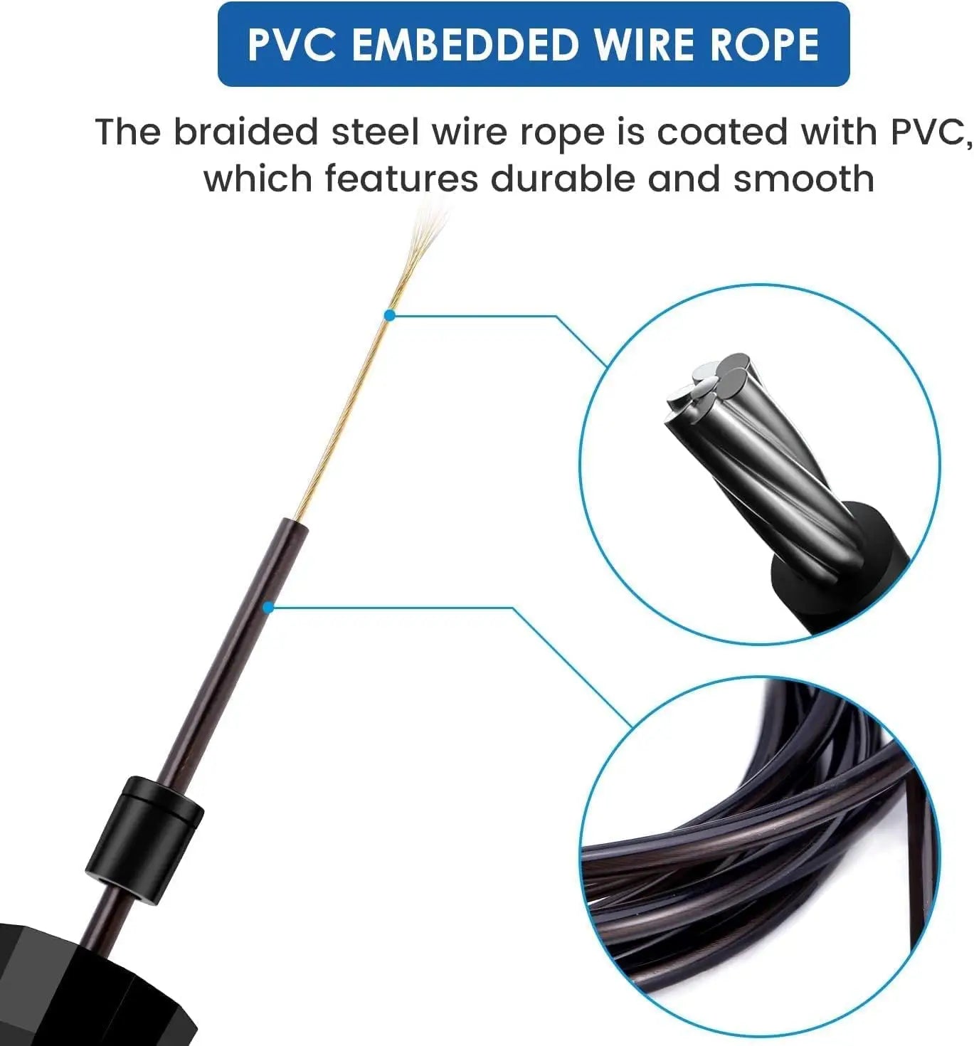 Adjustable Speed Jump Rope with Ball Bearings – Foam Handles for Home Workouts