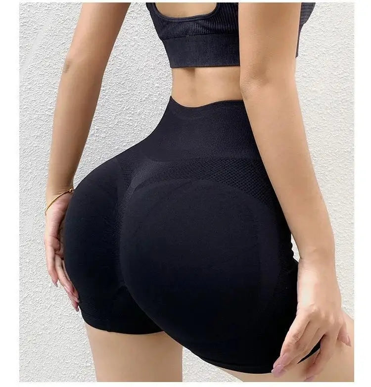 Women's Seamless Yoga Set – Sports Bra, Gym Shorts & Leggings