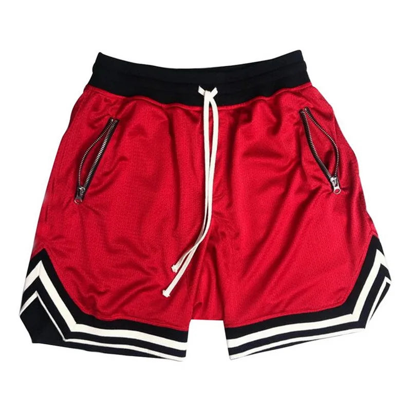 Men's Basketball Shorts – Mesh Quick-Dry Fitness & Gym Shorts