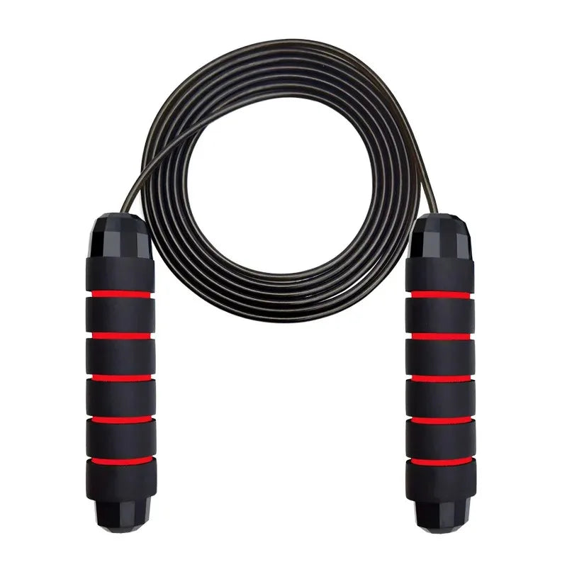 Adjustable Speed Jump Rope with Ball Bearings – Foam Handles for Home Workouts