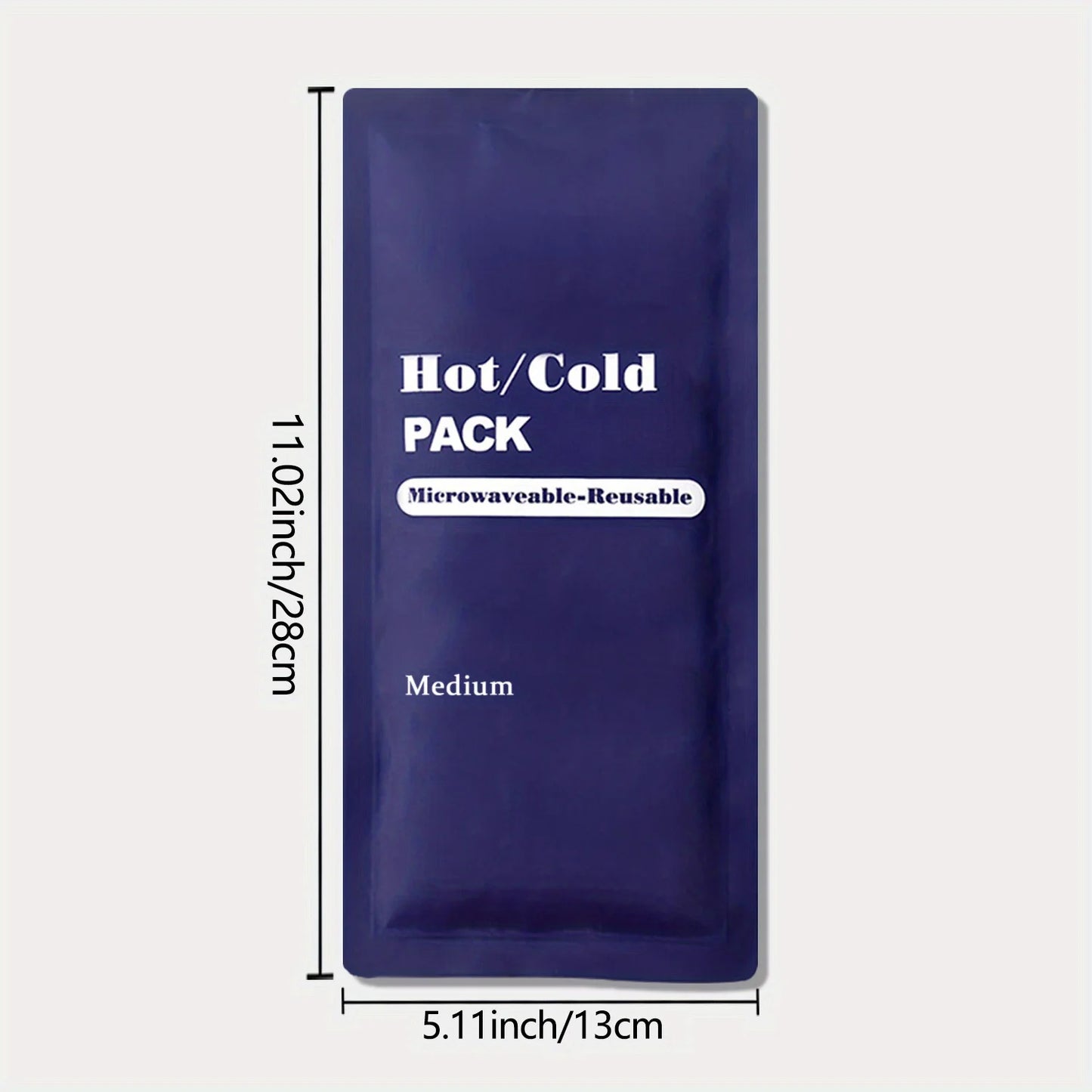 Reusable Hot & Cold Gel Pack – Microwaveable Pad for Pain Relief & Injury Recovery