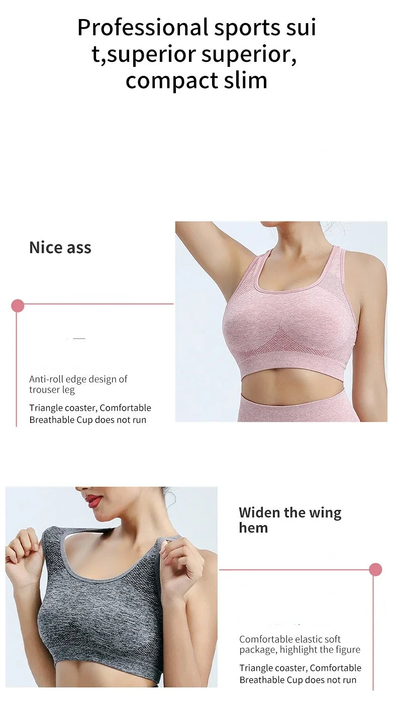Women's Seamless Yoga Set – Sports Bra, Gym Shorts & Leggings