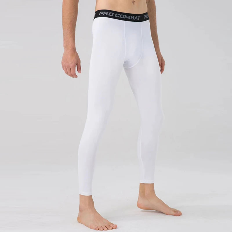 Men's Compression Tights – Cool Dry Leggings for Running & Workout