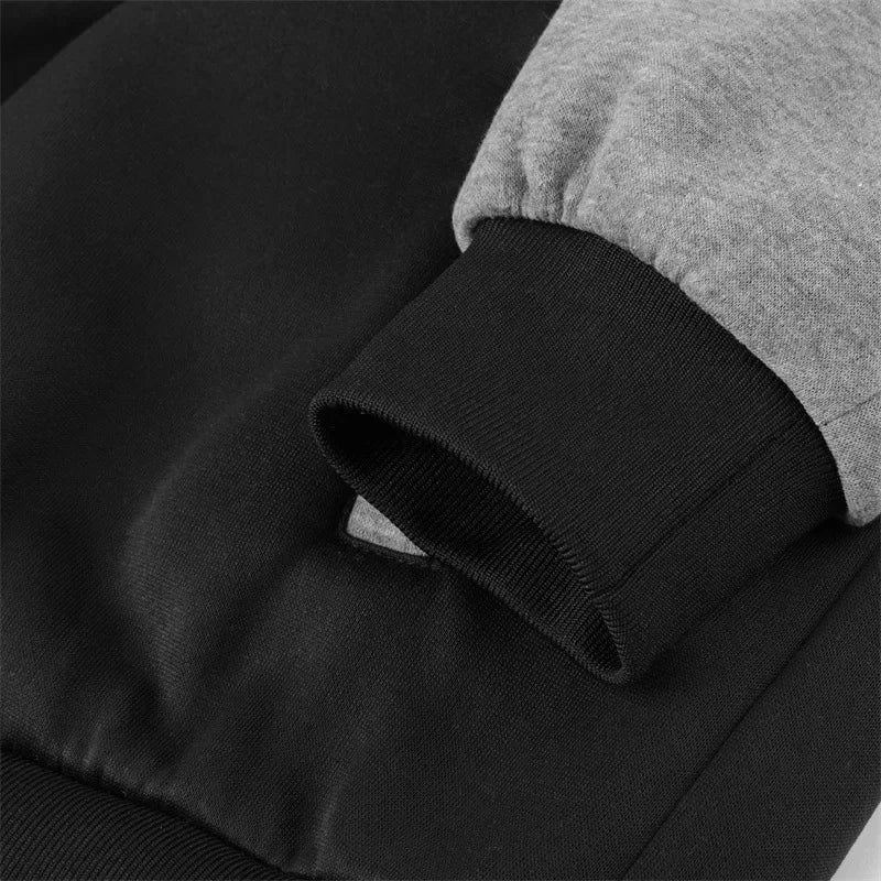 Men's Varsity Hoodie Jacket – Streetwear Baseball Bomber