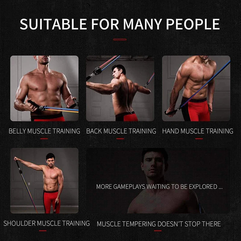 Resistance Bands with Handles – Strength Training & Home Workout Equipment