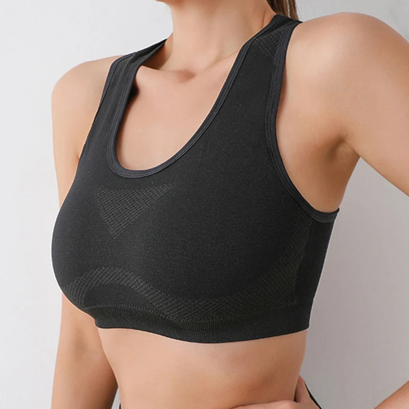 Women’s High Support Sports Bra – Seamless, Quick-Dry Yoga & Gym Wear