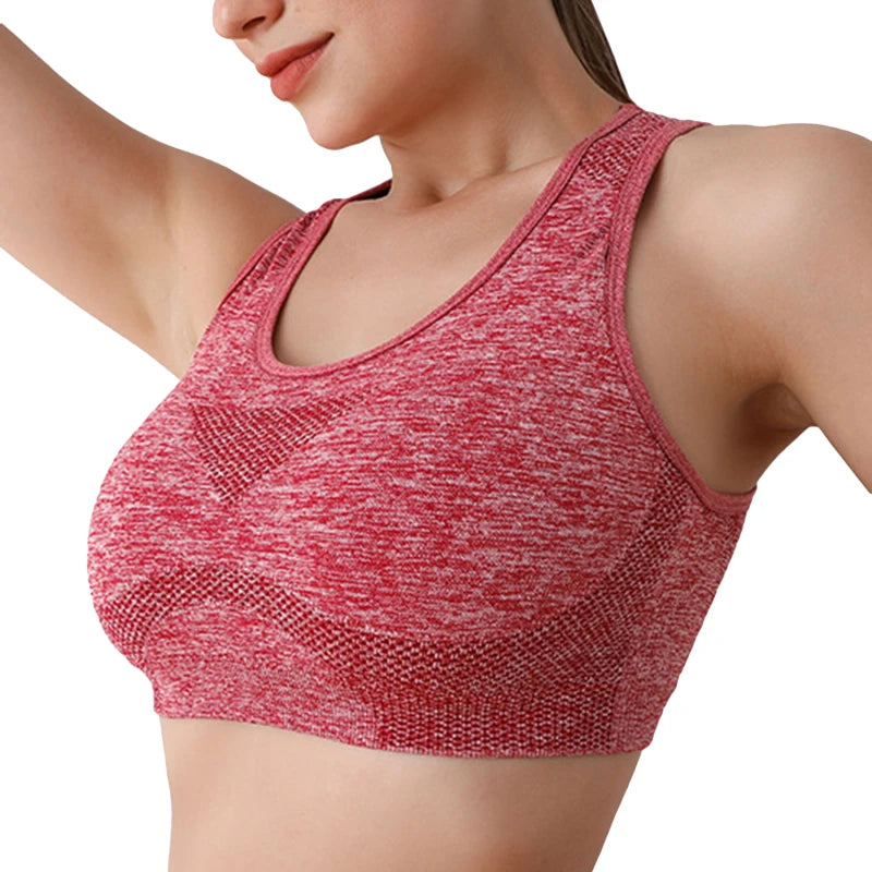 Women’s High Support Sports Bra – Seamless, Quick-Dry Yoga & Gym Wear