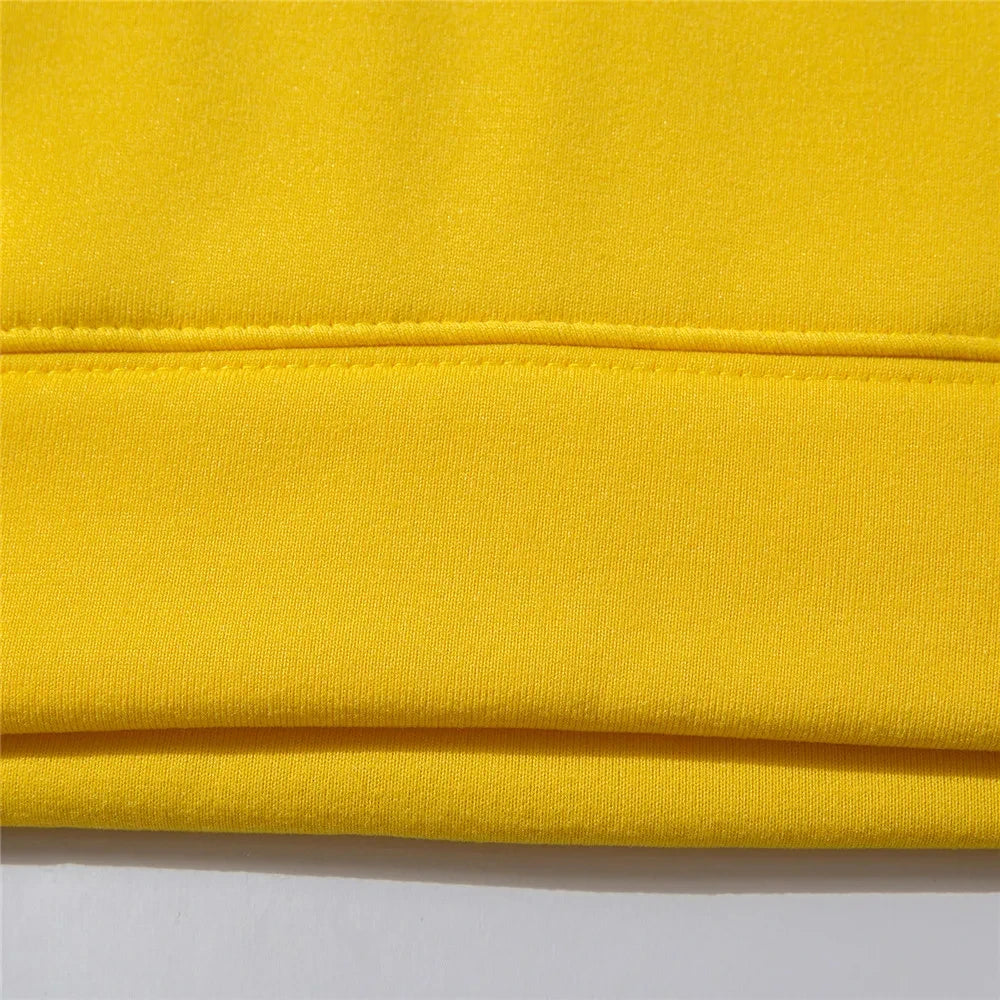Unisex Casual Hoodie – Solid Color Sweatshirt