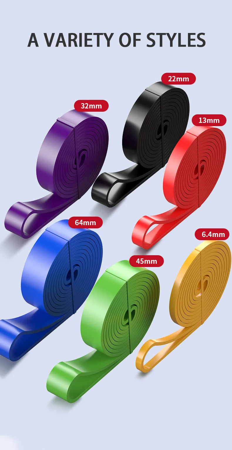 Resistance Band Set – Pull-Up Assistance & Stretch Bands for Home Workouts