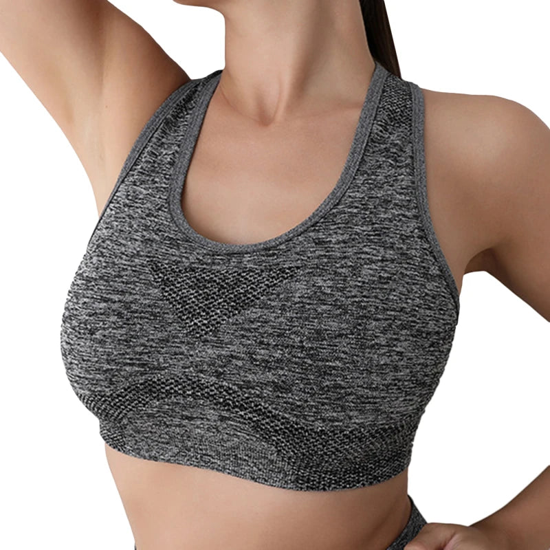 Women’s High Support Sports Bra – Seamless, Quick-Dry Yoga & Gym Wear