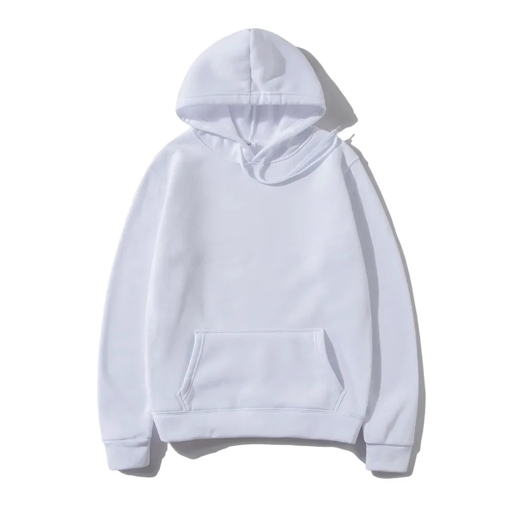 Unisex Hooded Sweatshirt – Red, Black, Gray Fleece, Hip Hop Streetwear