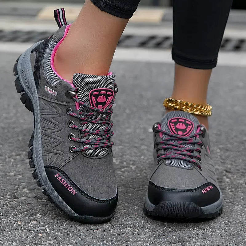 Women's Sports Shoes – Fashionable Thick-Sole Design for Jogging & Outdoor Use