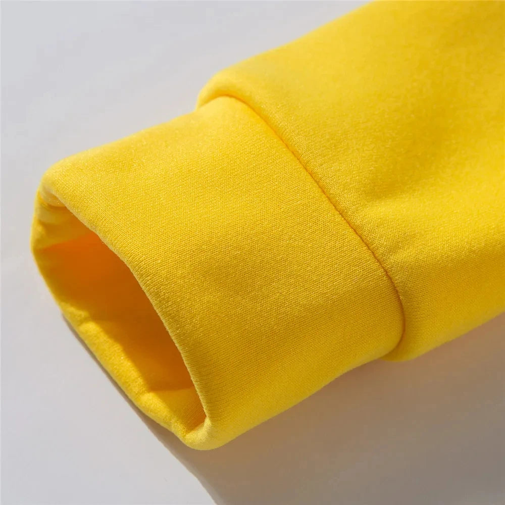 Unisex Casual Hoodie – Solid Color Sweatshirt