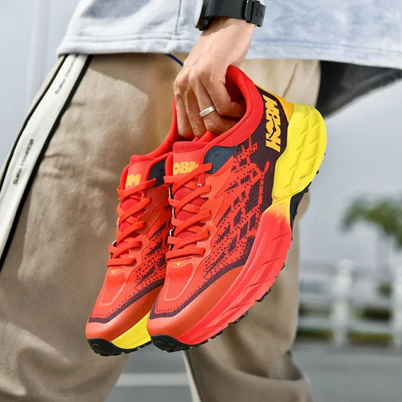 Men's Running Shoes – Lightweight, Breathable, Comfortable Lace-Up Sneakers