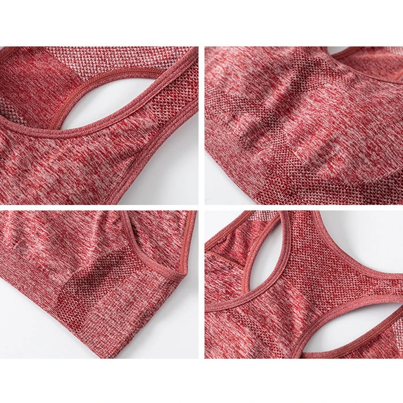 Women’s High Support Sports Bra – Seamless, Quick-Dry Yoga & Gym Wear