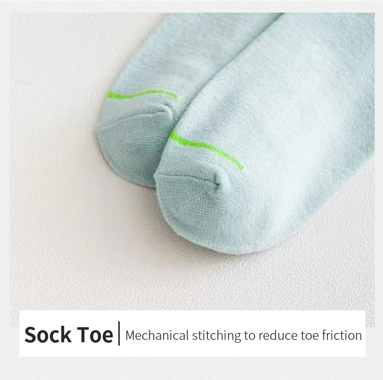 5 Pairs Women's Fun Expression Socks – Comfy Mid-Calf Hosiery