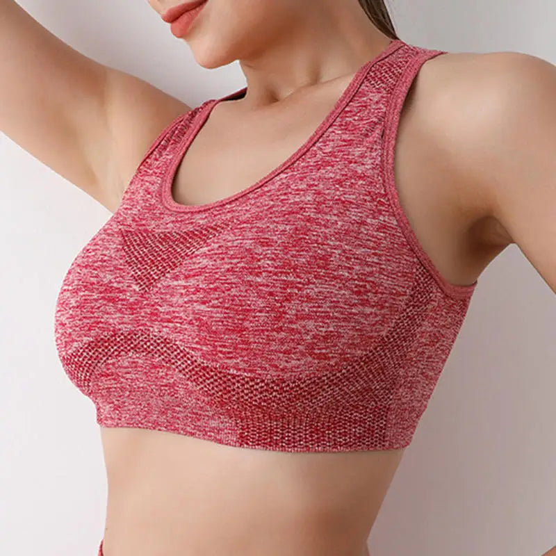 Women’s High Support Sports Bra – Seamless, Quick-Dry Yoga & Gym Wear
