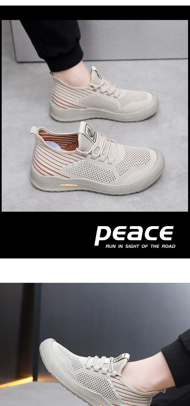 Men's Summer Walking Shoes – Breathable, Comfortable & Anti-Slip