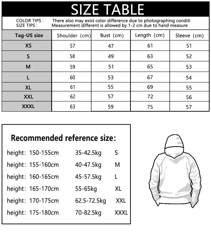 Unisex Hooded Sweatshirt – Red, Black, Gray Fleece, Hip Hop Streetwear