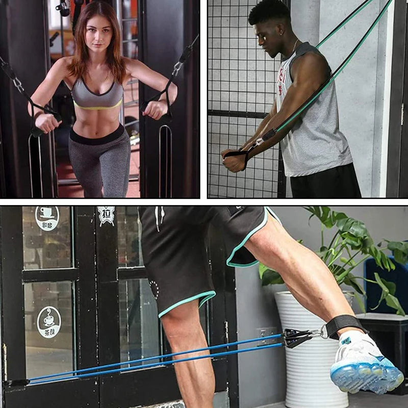 Resistance Bands with Handles – Strength Training & Home Workout Equipment