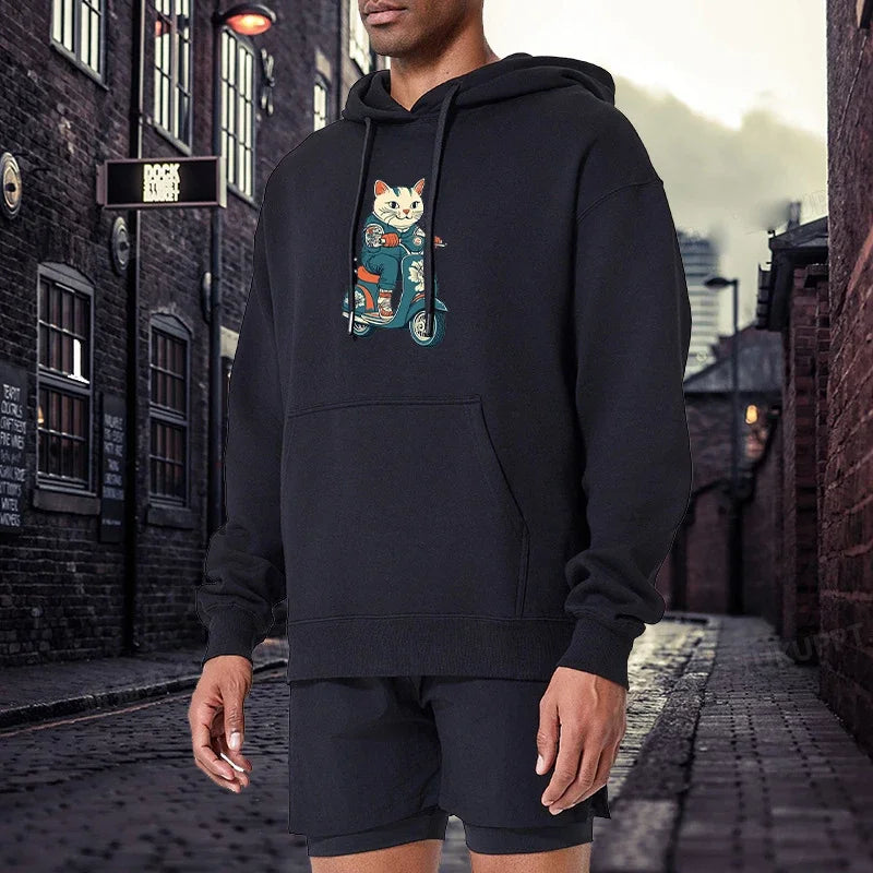 Men's Casual Long Sleeve Hoodie